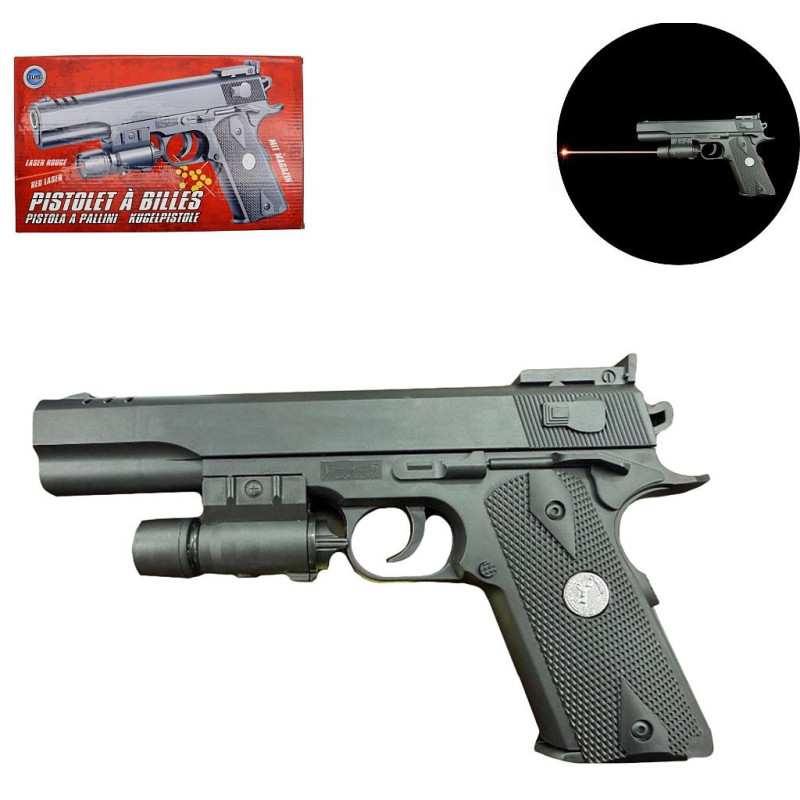 PISTOLET A BILLES LASER 24 CM