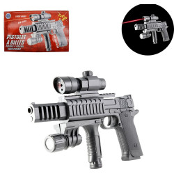 PISTOLET LASER BILLES 28 CM