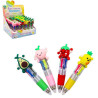 STYLO 4 COULEURS 10 CM FRUITS KAWAII