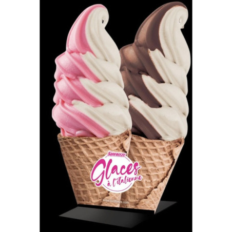 STOP TROTTOIR GLACE ITALIENNE 120 CM