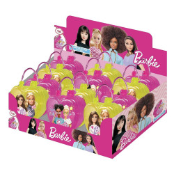 SAC COEUR BARBIE STICKERS ET BONBONS 7*8 CM