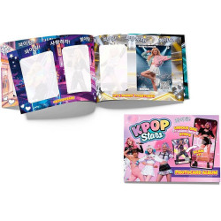 Album Kpop 3 cartes collection & 1 carte Gold - Grossiste cartes
