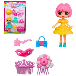 PANOPLIE POUPEE MINI MODE 13 CM AVEC ACCESSOIRES