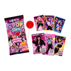 Pochette 3 cartes à collectionner Kpop Dance & 1 confiserie - BBI Pro