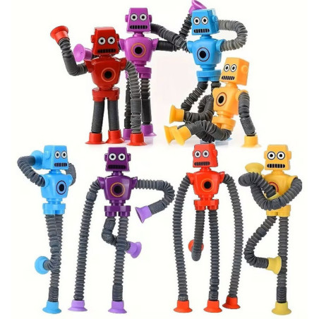ROBOT RIGOLO ETIRABLE ET PLIABLE 14 CM