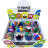 BALLE MOUSSE 6 CM REBONDISSANTE BASKET