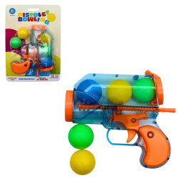 PISTOLET BOWLING 14.5 CM AVEC 5 BALLES
