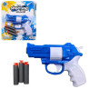 PANOPLIE PISTOLET 3 FLECHES MOUSSE 16 CM
