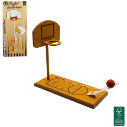 JEU DE BASKET EN BOIS 24*10 CM