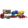 COFFRET CAMION EXTENSIBLE DE TRANSPORT 4 VOITURES METAL