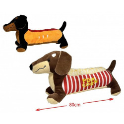 PELUCHE CHIEN FOOD LONGUEUR 80 CM