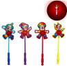 BATON LUMINEUX CLOWN 38 CM AVEC PILES