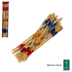 JEU BOIS MIKADO GEANT 50 CM 41 PIECES