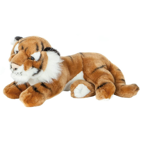 PELUCHE TIGRE BRUN COUCHE 30 CM