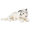 PELUCHE TIGRE BLANC COUCHE 30 CM