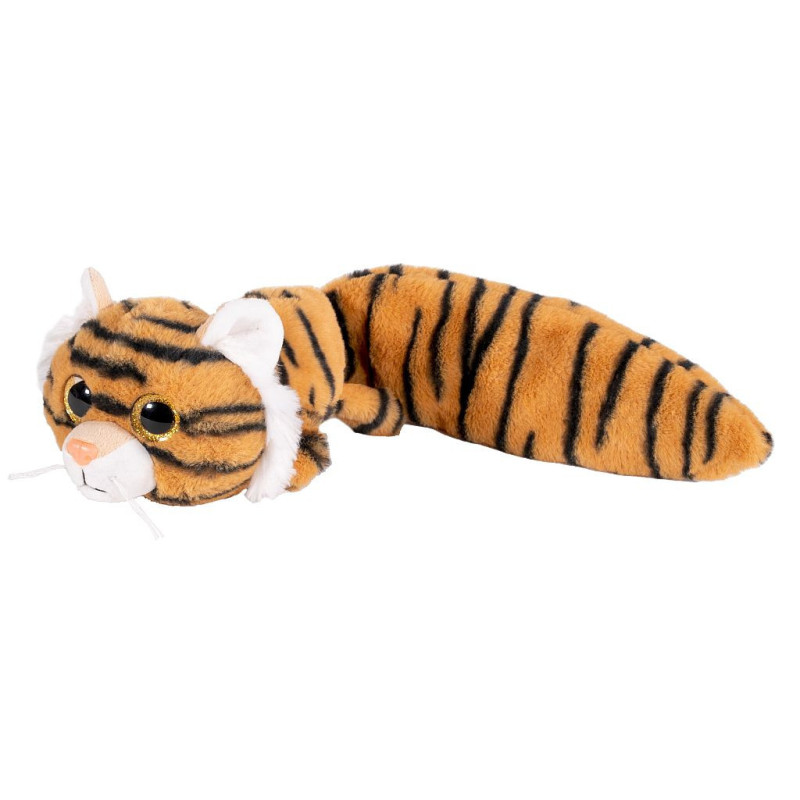 PELUCHE TIGRE BRUN LONGUE QUEUE 45 CM
