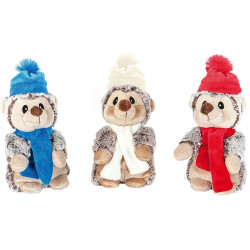 PELUCHE HERISSON FLOPPY ECHARPE 17 CM