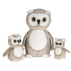 PELUCHE HIBOU DEBOUT 20 CM