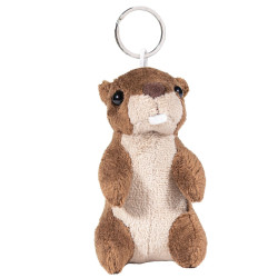 PORTE CLE PELUCHE MARMOTTE 12 CM