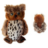 PELUCHE HIBOU DEBOUT 26 CM
