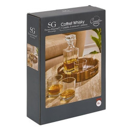 COFFRET 4 VERRES A WHISKY AVEC CARAFE