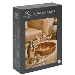 COFFRET COCKTAIL PALATEAU ACACIA