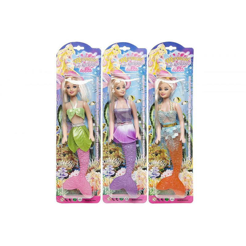 POUPEE SIRENE 38X10 CM