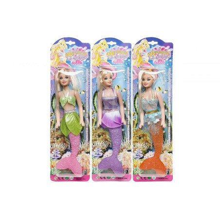 POUPEE SIRENE 38X10 CM