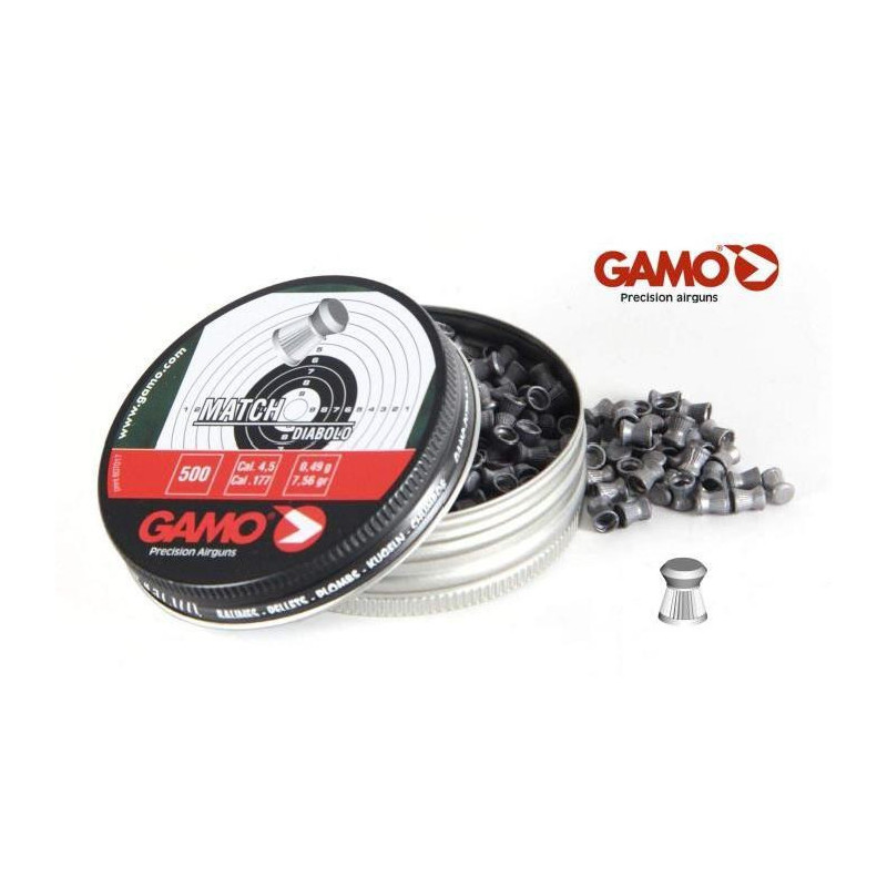 PLOMBS GAMO MATCH 500 X 10