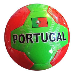 BALLON DE FOOT SIMILI CUIR PORTUGAL 23 CM