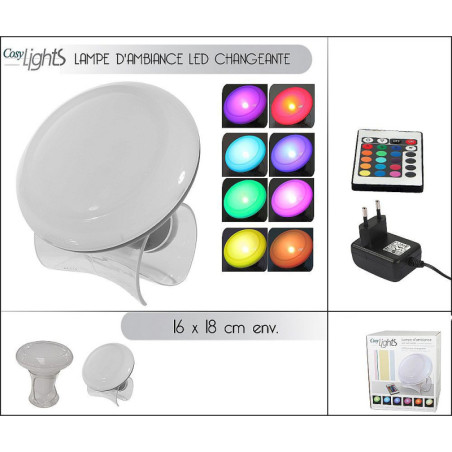 LAMPE D'AMBIANCE A LED COULEUR CHANGEANTE