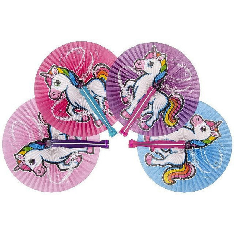 Découvrez l'Eventail Licorne Magique : Rafraîchissez-vous avec style !