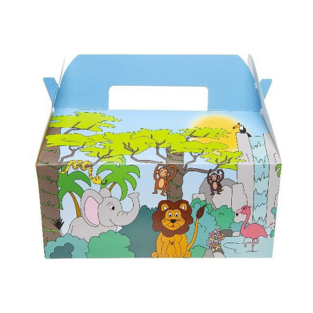 BOITE MENU ENFANT JUNGLE