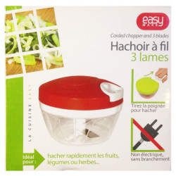 HACHOIR 3 LAMES AVEC FIL