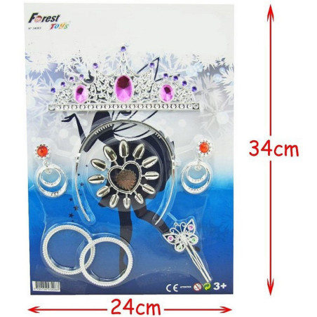 PANOPLIE DE BIJOUX PRINCESSE 34*24 CM