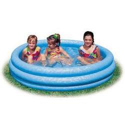 Piscine Bleu Cristal 114x25 cm - La solution idéale pour vos clients