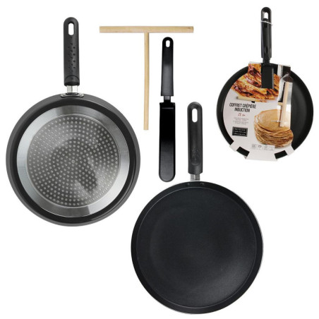COFFRET CREPIERE 28 CM AVEC USTENSILES