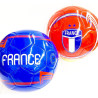 BALLON DE FOOT FRANCE SIMILI CUIR 23 CM 2 ETOILES