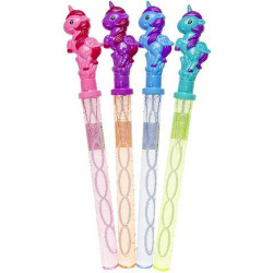 Magie et enchantement : Bâton bulle de savon licorne 38 cm