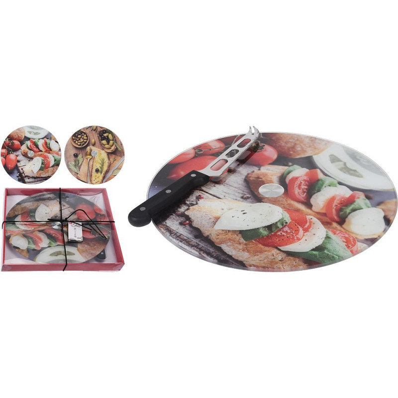 PLATEAU A FROMAGE VERRE 30 CM