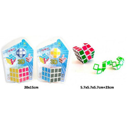 JEU DU CUBE ET SERPENT CASSE TETE