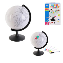 GLOBE ROTATIF 22 CM A PERSONNALISER