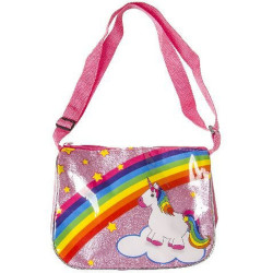 SAC BANDOULIERE LICORNE 24*18 CM