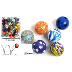 Balle rebondissante 43 mm - Grossiste Balle