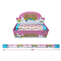 BATON DE MAJORETTE 31 CM MOTIF LICORNE