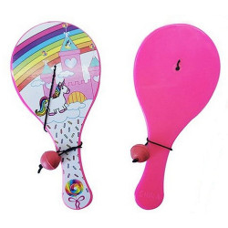 Raquette tape balle licorne 12.5 cm - Idéal pour vos animations !
