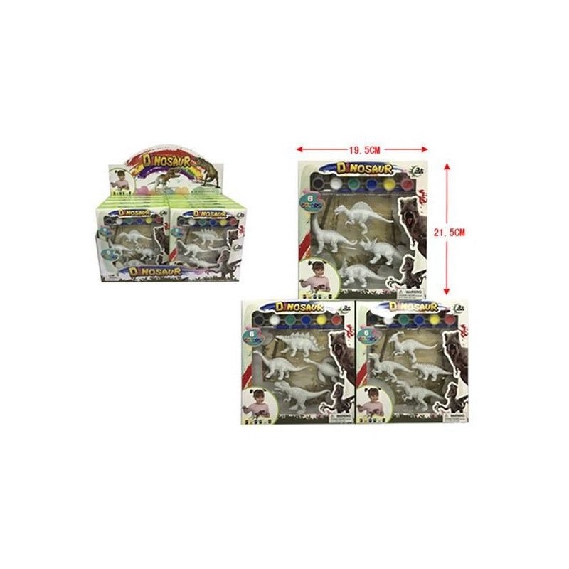 COFFRET DINOSAURES A PEINDRE