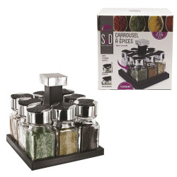 CARROUSEL CARRE 8 POTS COUVERCLE PLASTIQUE
