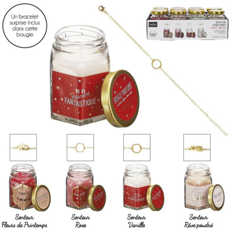 Bougies parfumées avec bijoux surprises - Vente en gros