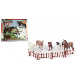 COFFRET ANIMAUX DE LA FERME 9/12CM 6 PIECES